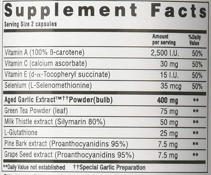 Kyolic Formula 105 Detox Antiaging Capsules by Wakunaga