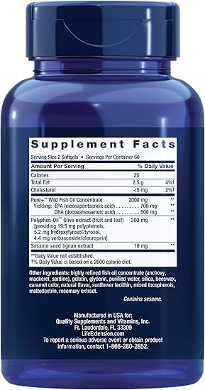 Super Omega 3 Plus Softgels by Life Extension