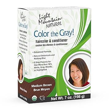 Medium Brown Henna Hair Color by Light Mountain