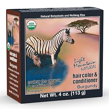 Burgandy Henna Hair Color by Light Mountain