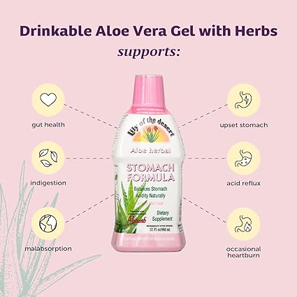 Aloe Vera Stomach Formula Liquid by Lily of the Desert