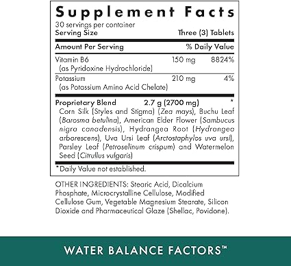 Water Balance Tablets by Michael's Health