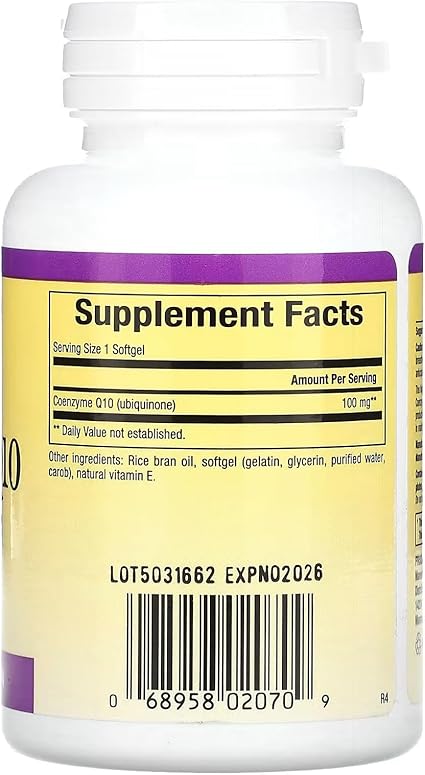 CoQ-10 100mg Softgels by Natural Factors