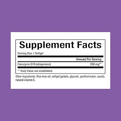 CoQ-10 200mg Softgels by Natural Factors