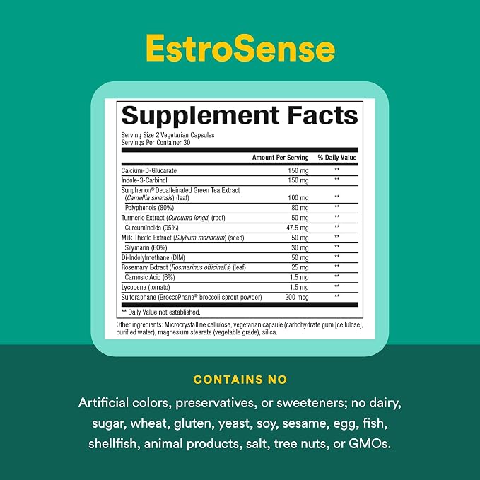 EstroSense Hormone Balancing Capsules by Natural Factors