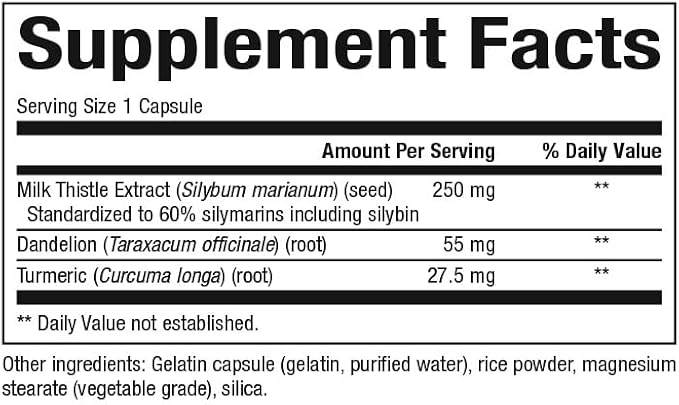 Milk Thistle Capsules by Natural Factors
