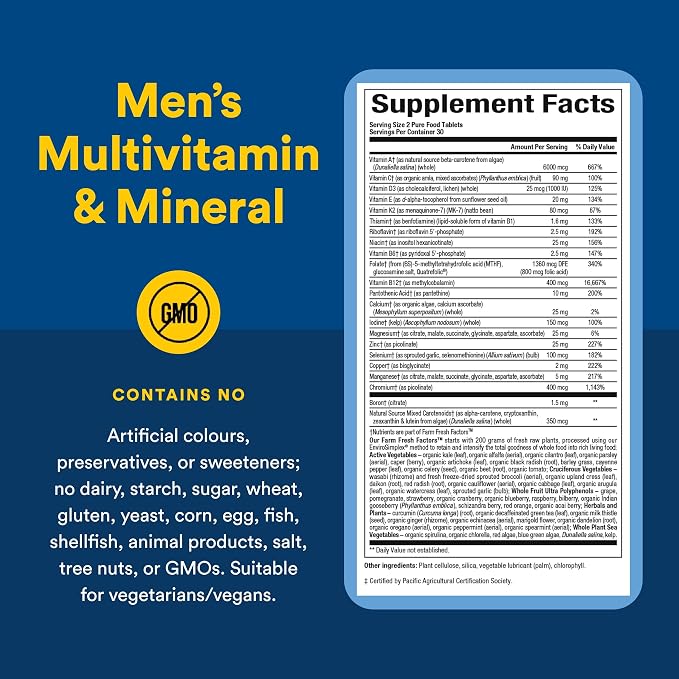 Men's Multivitamin Tablets by Natural Factors