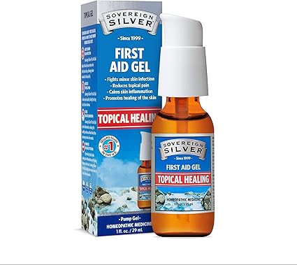 Colloidal Silver First Aid Gel by Sovereign Silver