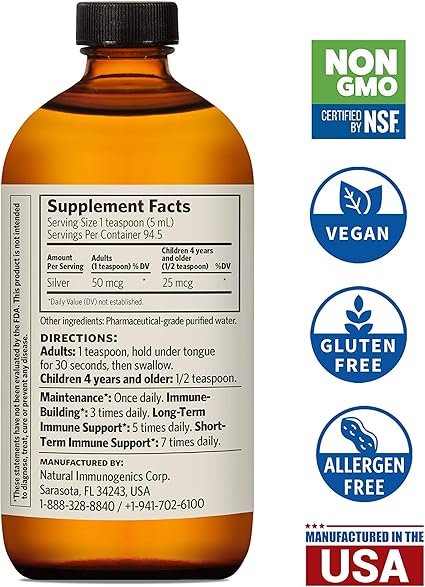 Colloidal Silver 10 PPM by Sovereign Silver