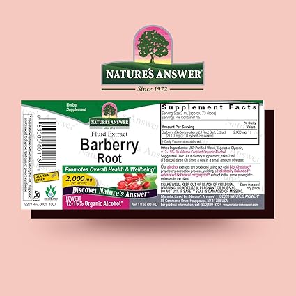 Barberry Root Extract by Nature's Answer