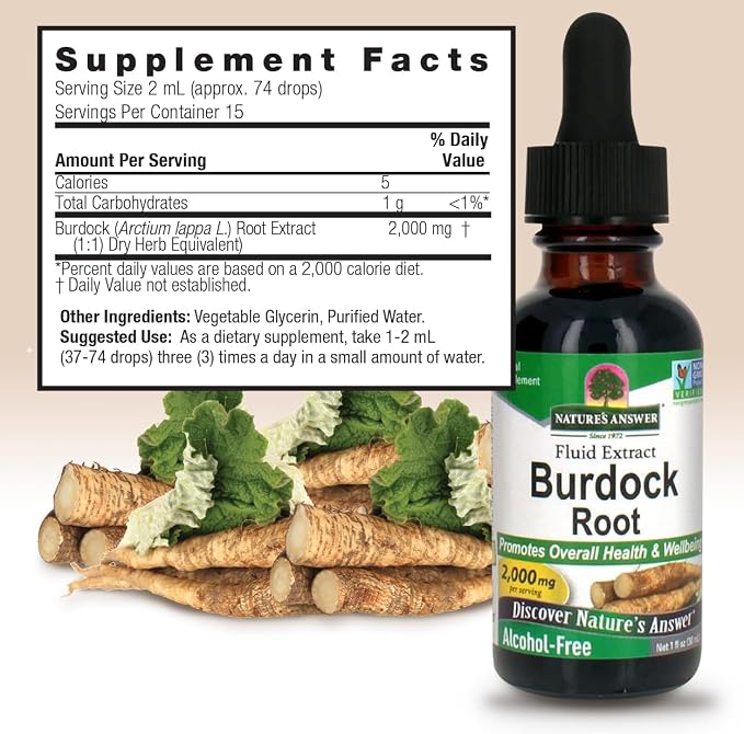 Burdock Root Alcohol Free Extract by Nature's Answer