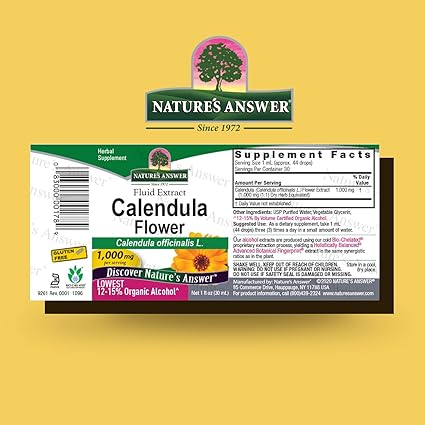 Calendula Flower Extract by Nature's Answer