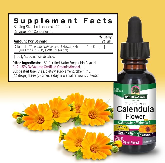 Calendula Flower Extract by Nature's Answer