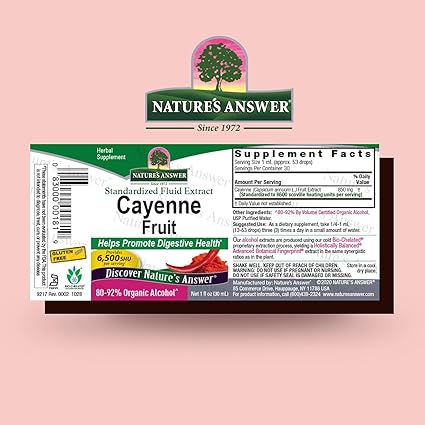 Cayenne Fruit Extract by Nature's Answer