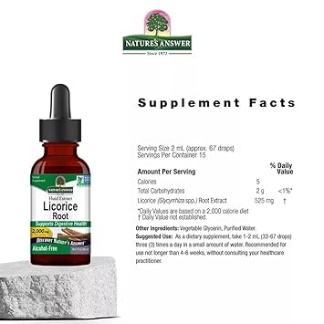 Licorice Alcohol Free Extract by Nature's Answer