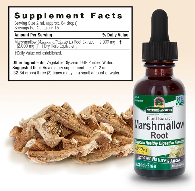 Marshmallow Alcohol Free Extract by Nature's Answer