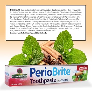 PerioBrite Cinnamint Toothpaste with Xylitol by Nature's Answer