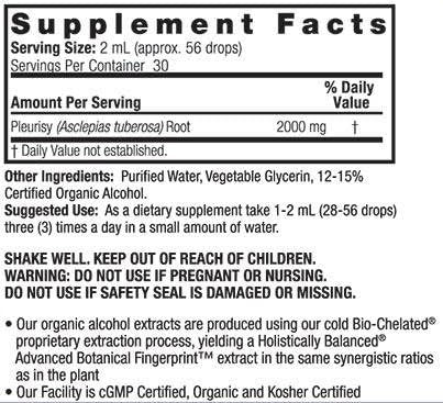 Pleurisy Root Extract by Nature's Answer