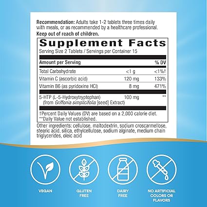 5-HTP 50mg Tablets by Nature's Way