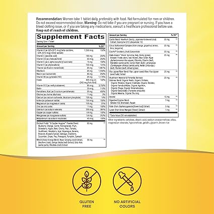 Alive One Daily Ultra Women's 50+ Multivitamin Tablets by Nature's Way