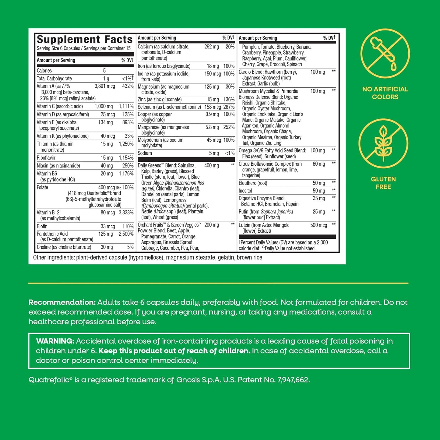 Alive Max 6 Multivitamin Capsules by Nature's Way