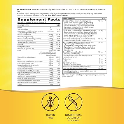 Alive Max 6 Multivitamin Capsules by Nature's Way