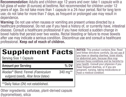 AloeLax Capsules by Nature's Way