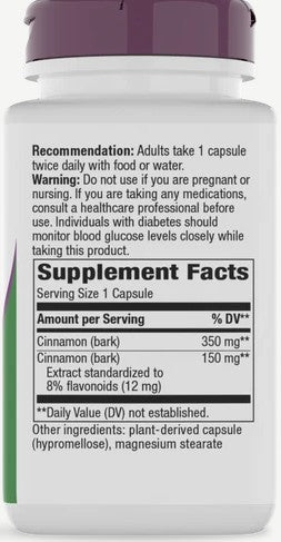 Cinnamon Extract Capsules by Nature's Way