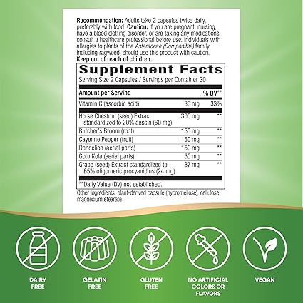 Leg Vein Capsules by Nature's Way