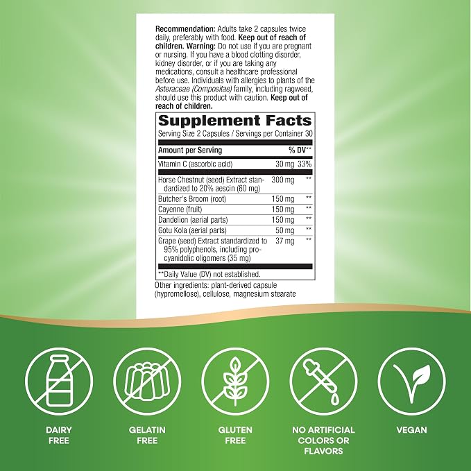 Leg Vein Capsules by Nature's Way
