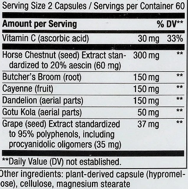 Leg Vein Capsules by Nature's Way
