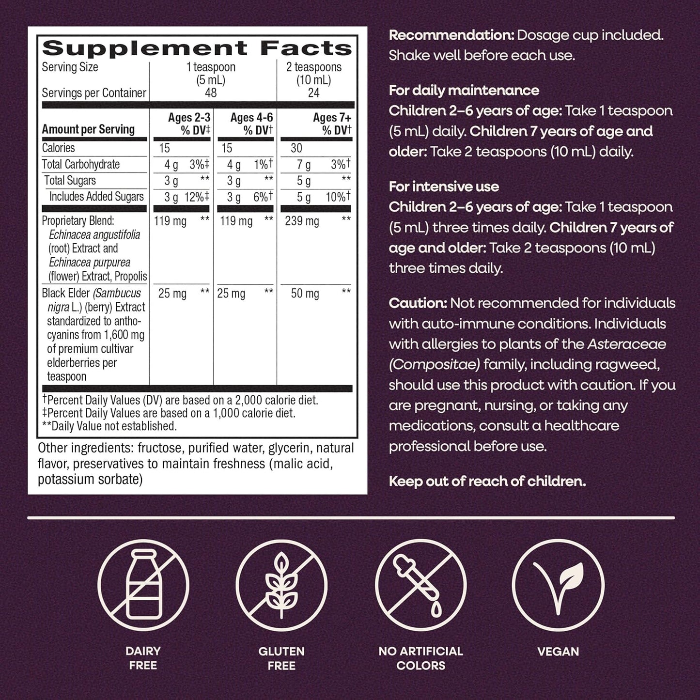 Sambucus Immune System Syrup for Kids by Nature's Way