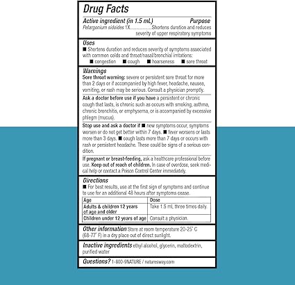 Umcka Original Homeopathic Drops by Nature's Way