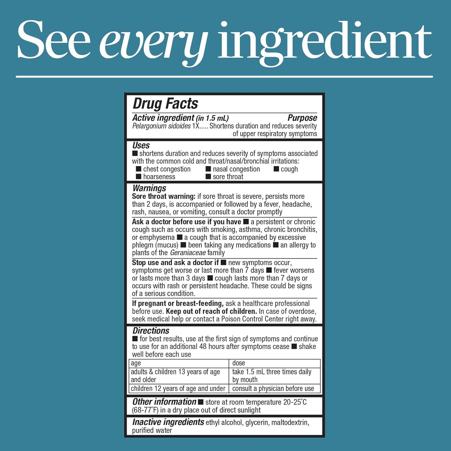 Umcka Original Homeopathic Drops by Nature's Way