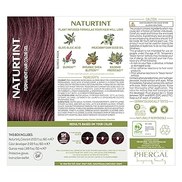 Natural 5M Light Mohogany Chestnut Permanent Hair Color by NaturTint