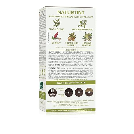 Natural 5N Light Chestnut Permanent Hair Color by NaturTint