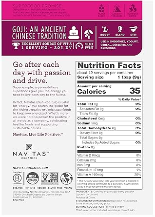 Organic Goji Powder by Navitas