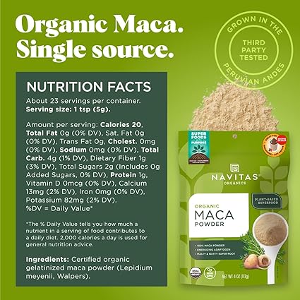 Raw Organic Maca Powder by Navitas