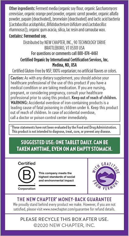 Women's One Daily Multivitamin Tablets by New Chapter