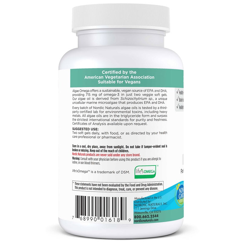 Algae Omega 120sg by Nordic Naturals