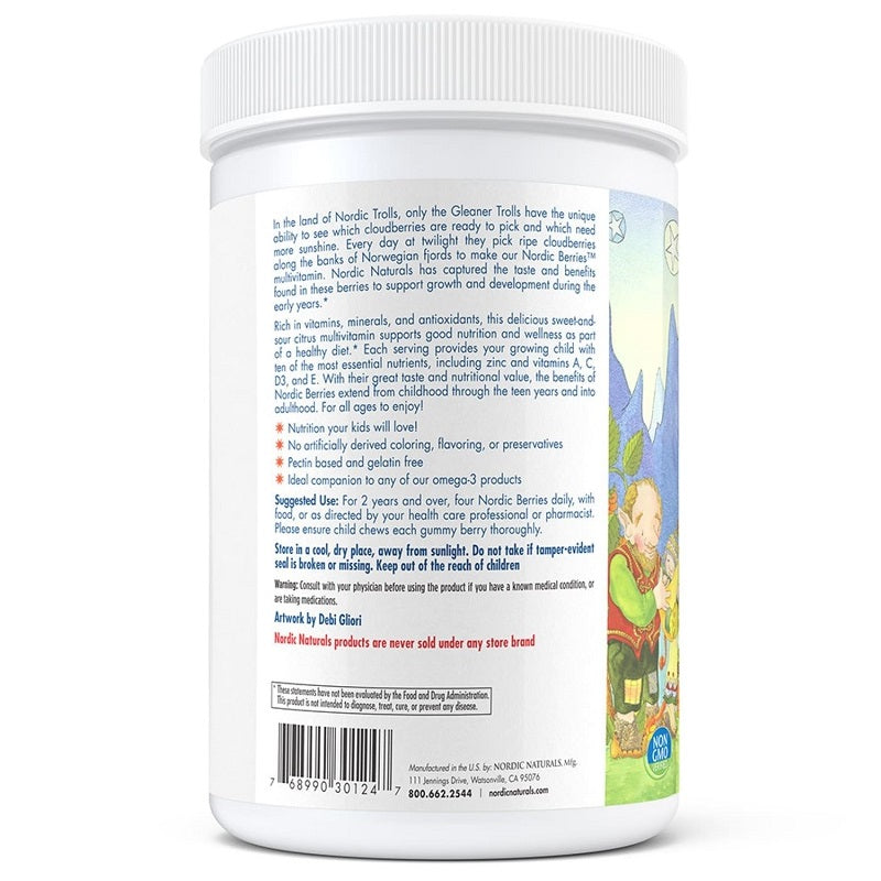 Nordic Berries Citrus 200 Gummies by Nordic Naturals