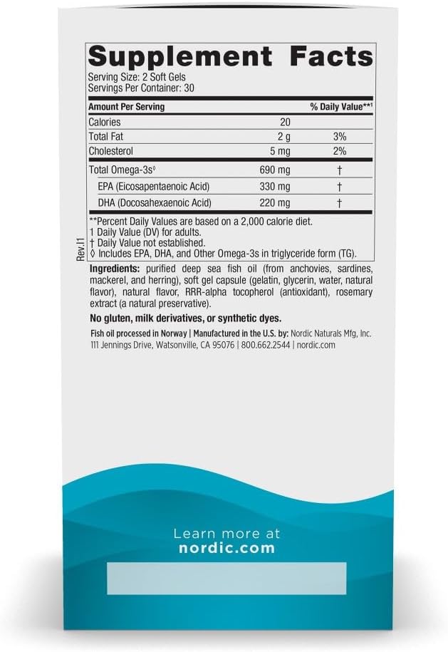 Omega-3 60sg by Nordic Naturals