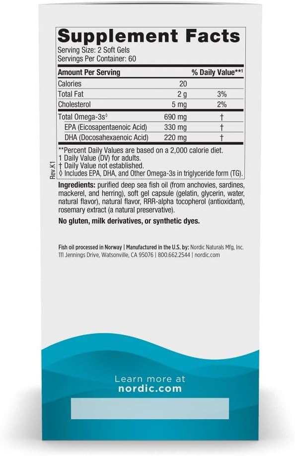 Omega-3 120sg by Nordic Naturals