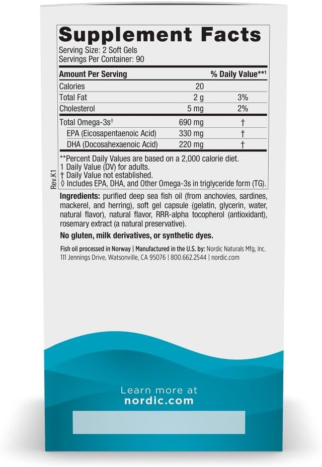 Omega-3 180sg by Nordic Naturals