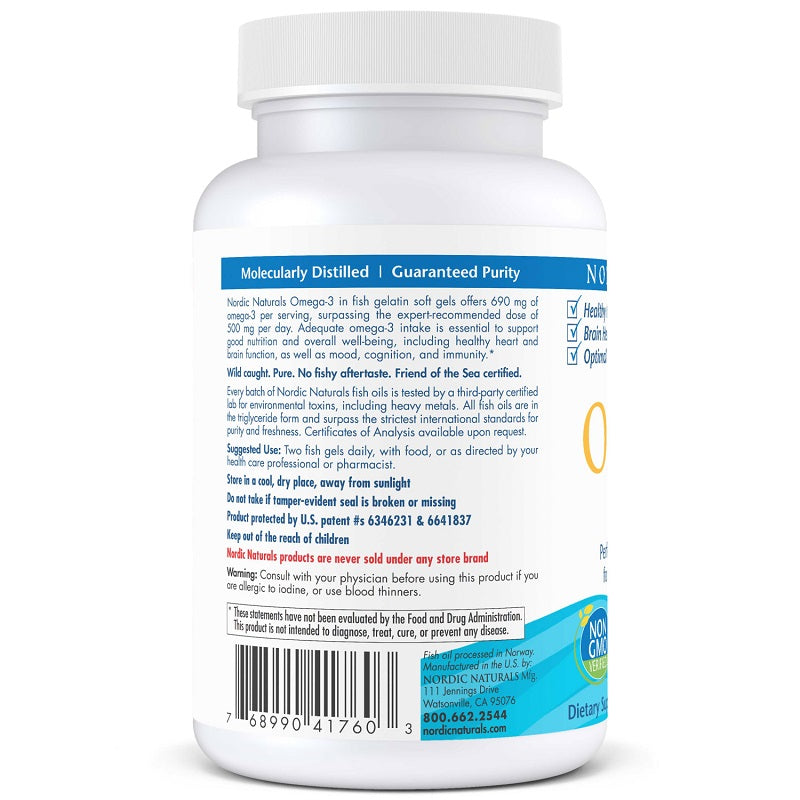 Omega-3 in Fish Gelatin 60sg by Nordic Naturals