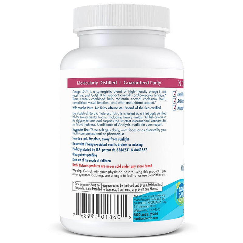 Omega LDL 60sg by Nordic Naturals