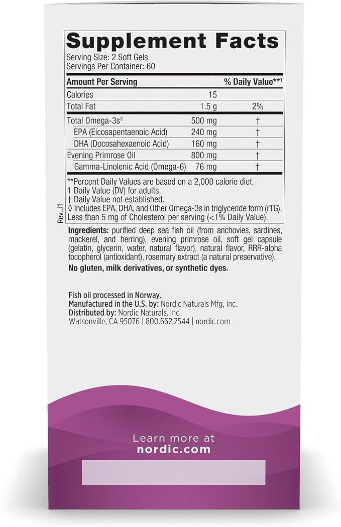 Omega Woman 120sg by Nordic Naturals