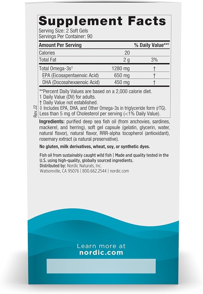 Ultimate Omega 180sg by Nordic Naturals