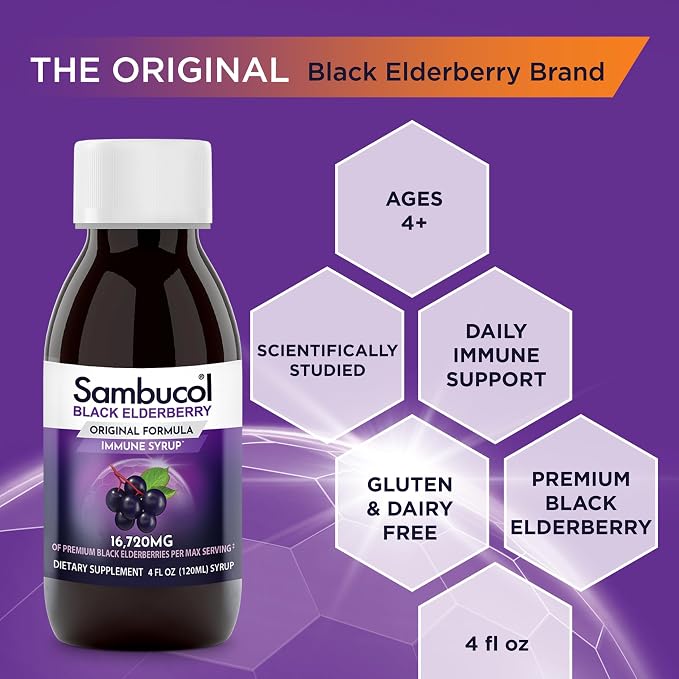 Elderberry Syrup 4oz by Sambucol
