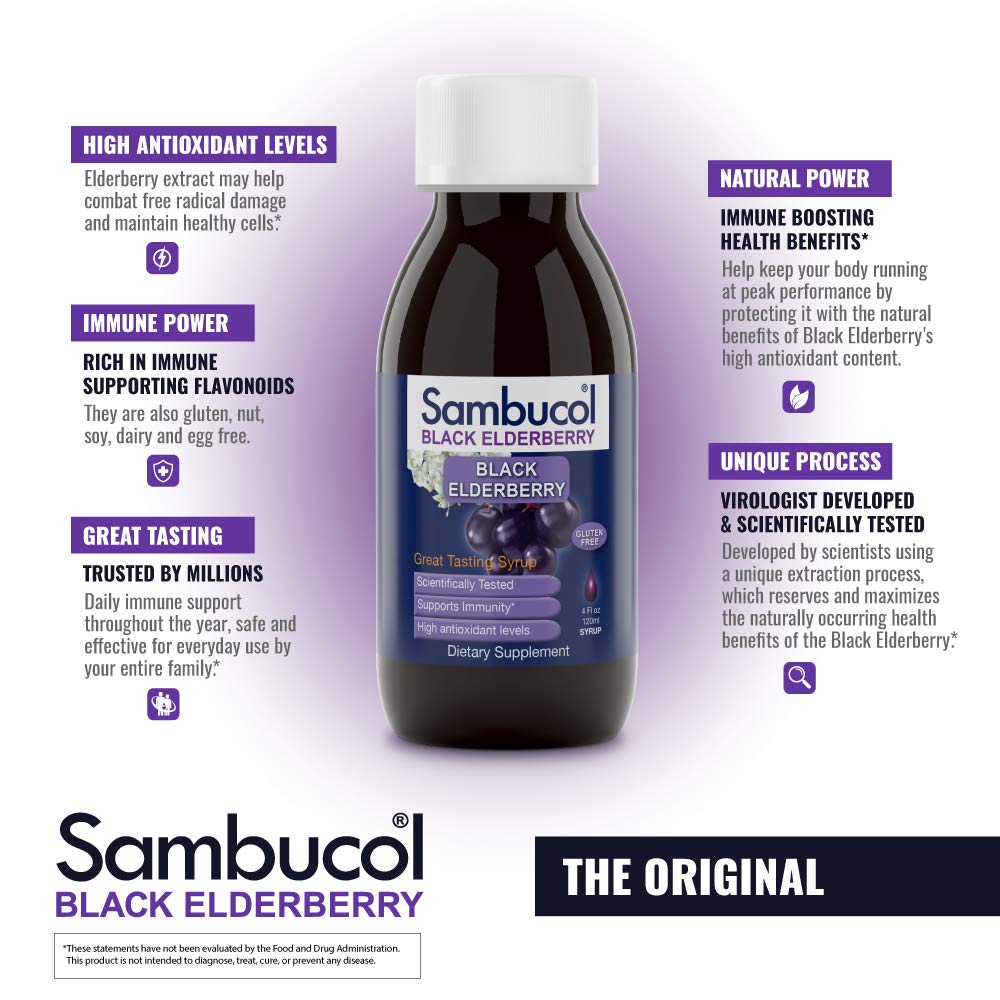 Elderberry Syrup 7.8oz by Sambucol